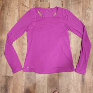 open back workout shirt